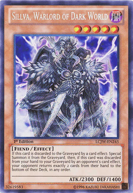Sillva, Warlord of Dark World [LCJW-EN245] Secret Rare (ONLINE ORDER ONLY)