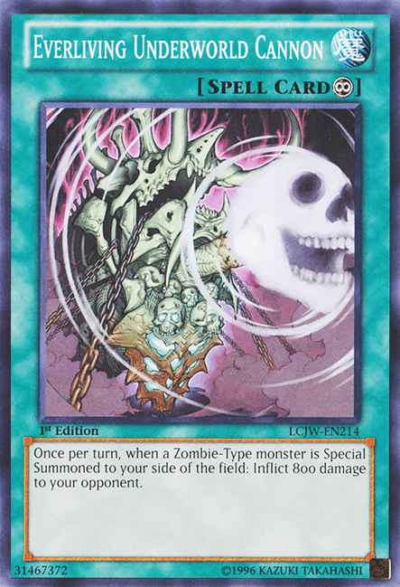 Everliving Underworld Cannon [LCJW-EN214] Common (ONLINE ORDER ONLY)