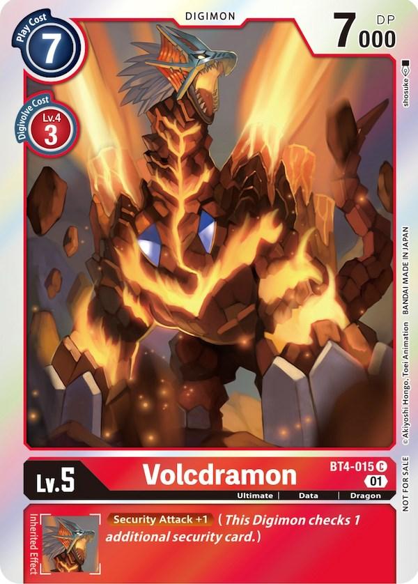 Volcdramon [BT4-015] (ST-11 Special Entry Pack) [Great Legend Promos] (ONLINE ORDER ONLY)