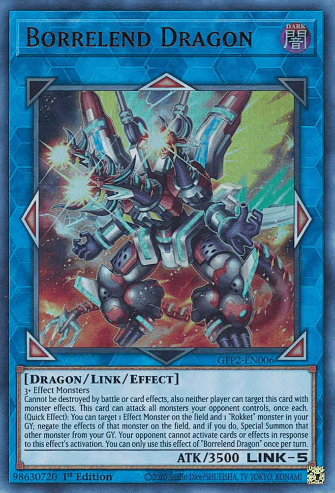 Borrelend Dragon [GFP2-EN006] Ultra Rare (ONLINE ORDER ONLY)