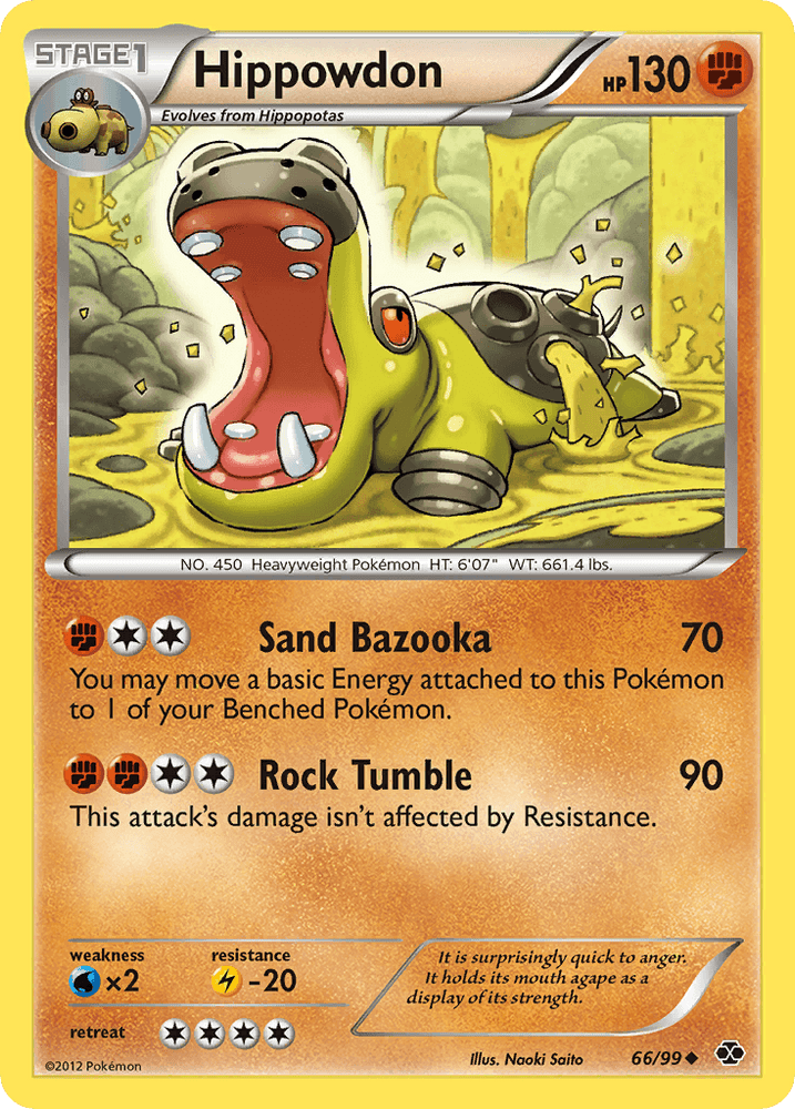 Hippowdon (66/99) [Black & White: Next Destinies] (Online Only)