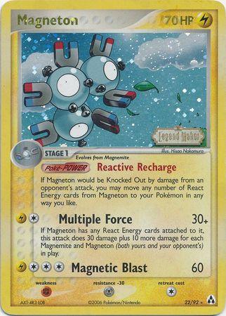 Magneton (22/92) (Stamped) [EX: Legend Maker] (Online Only)