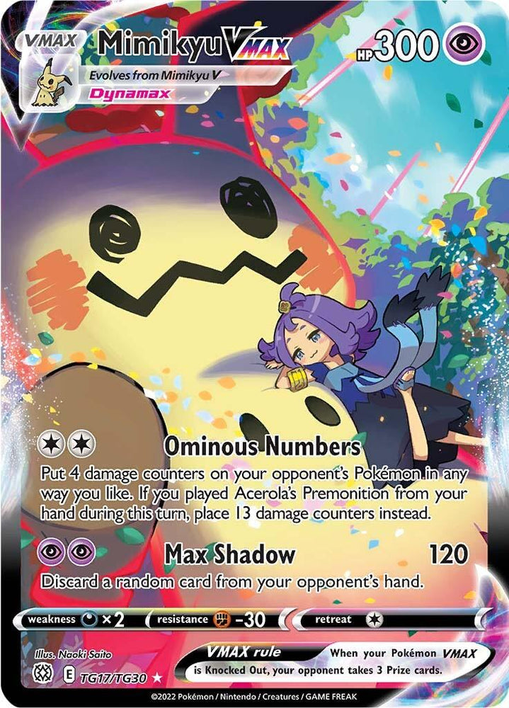 Mimikyu VMAX (TG17/TG30) [Sword & Shield: Brilliant Stars] (Online Only)