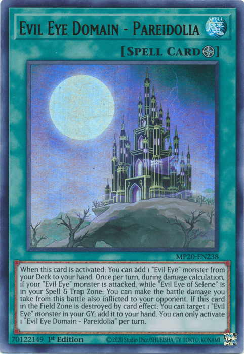 Evil Eye Domain - Pareidolia [MP20-EN238] Ultra Rare (ONLINE ORDER ONLY)