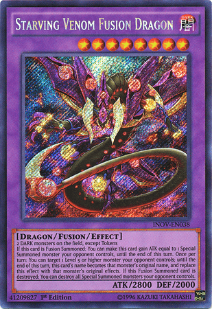 Starving Venom Fusion Dragon [INOV-EN038] Secret Rare (ONLINE ORDER ONLY)