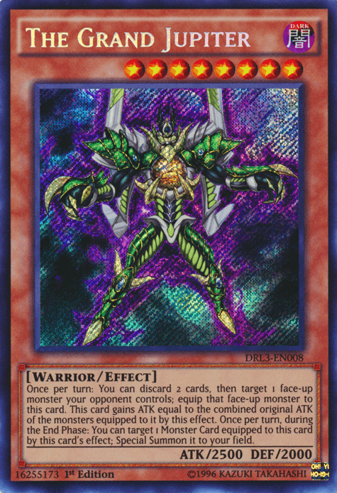 The Grand Jupiter [DRL3-EN008] Secret Rare (ONLINE ORDER ONLY)