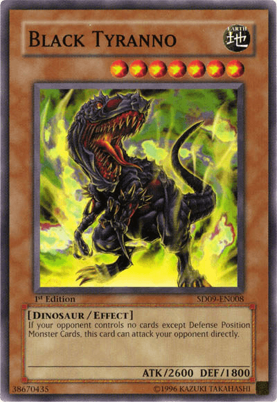 Black Tyranno [SD09-EN008] Common (ONLINE ORDER ONLY)
