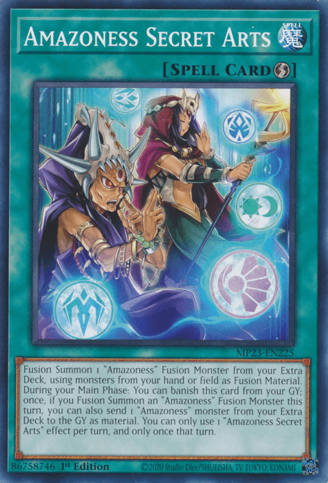 Amazoness Secret Arts [MP23-EN225] Common (ONLINE ORDER ONLY)