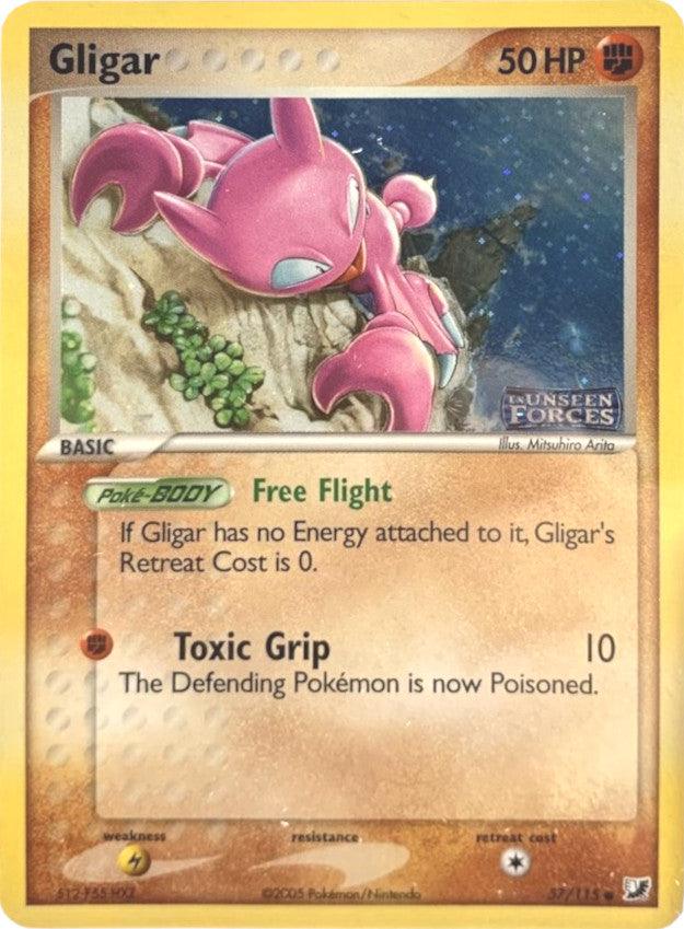 Gligar (57/115) (Stamped) [EX: Unseen Forces] (Online Only)