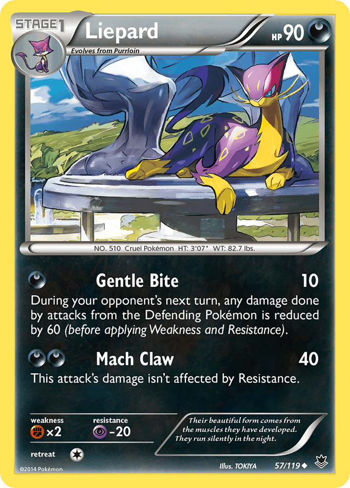 Liepard (57/119) [XY: Phantom Forces] (Online Only)