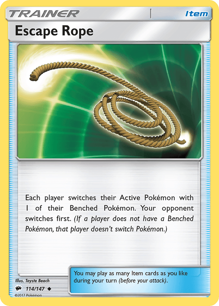 Escape Rope (114/147) [Sun & Moon: Burning Shadows] (Online Only)