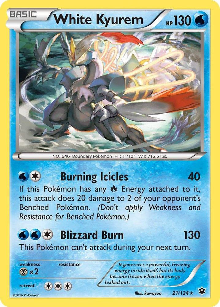 White Kyurem (21/124) (Theme Deck Exclusive) [XY: Fates Collide] (Online Only)