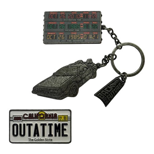 Back to the Future - CHS™ Keychain and Pin Set (ONLINE ORDER ONLY)