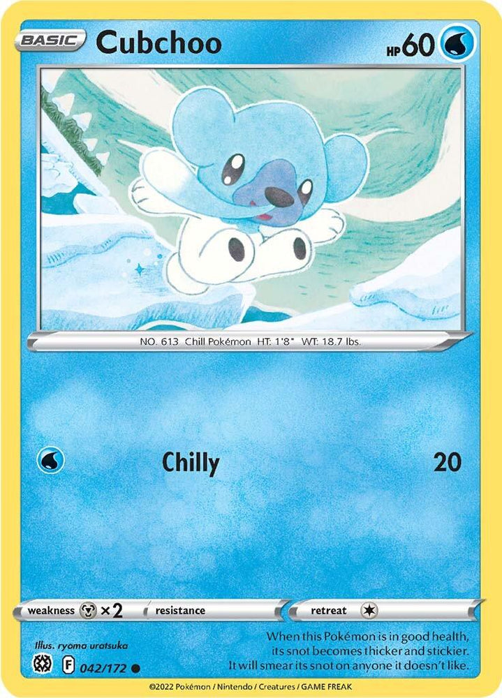 Cubchoo (042/172) [Sword & Shield: Brilliant Stars] (Online Only)