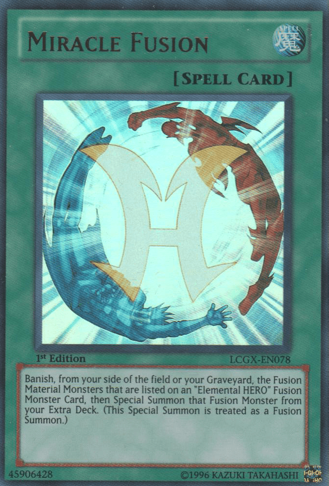 Miracle Fusion [LCGX-EN078] Ultra Rare (ONLINE ORDER ONLY)
