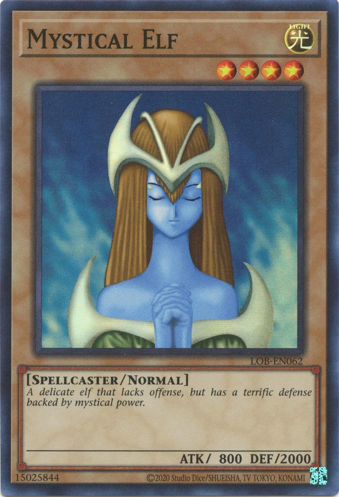 Mystical Elf (25th Anniversary) [LOB-EN062] Super Rare (ONLINE ORDER ONLY)