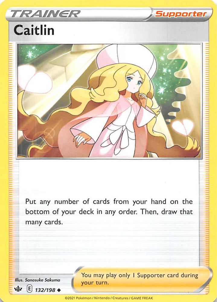Caitlin (132/198) [Sword & Shield: Chilling Reign] (Online Only)