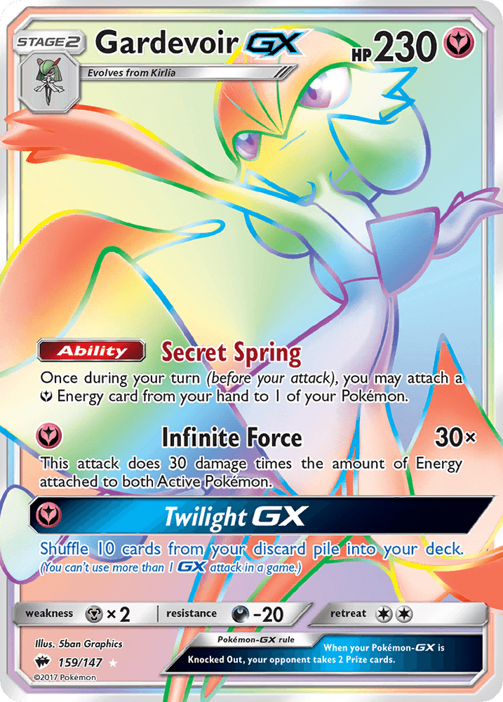 Gardevoir GX (159/147) [Sun & Moon: Burning Shadows] (Online Only)