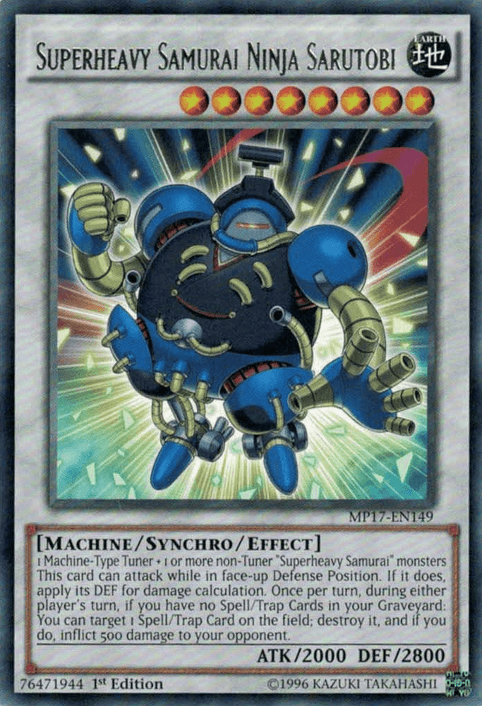 Superheavy Samurai Ninja Sarutobi [MP17-EN149] Rare (ONLINE ORDER ONLY)