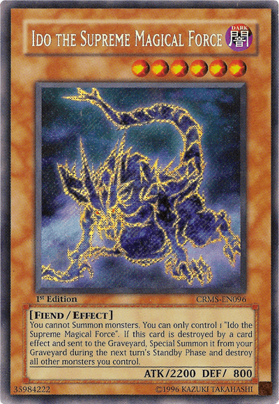 Ido the Supreme Magical Force [CRMS-EN096] Secret Rare (ONLINE ORDER ONLY)