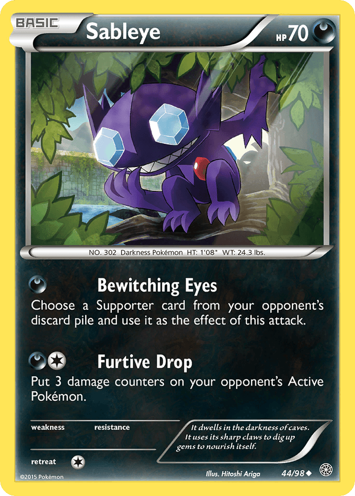 Sableye (44/98) [XY: Ancient Origins] (Online Only)