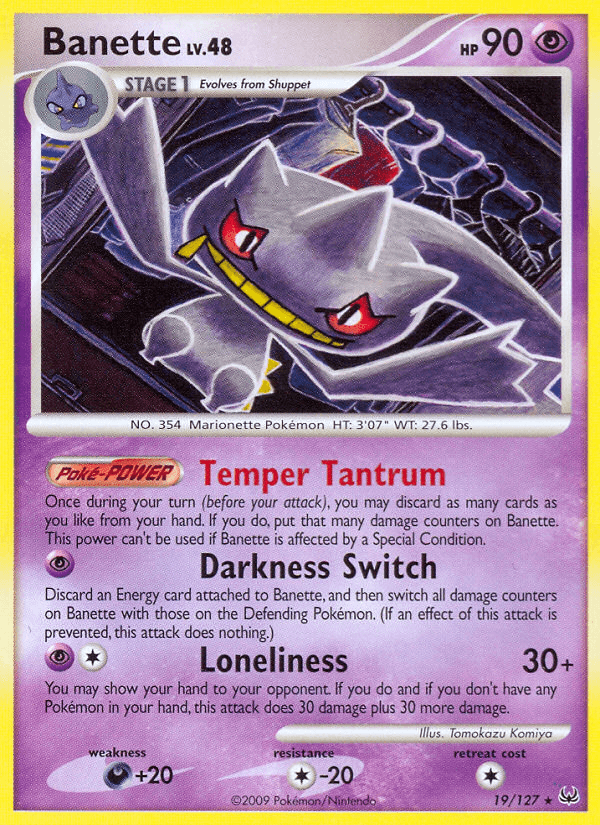 Banette (19/127) [Platinum: Base Set] (Online Only)
