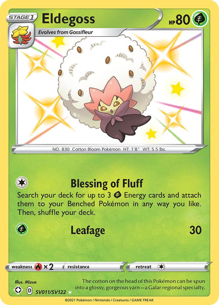 Eldegoss (SV011/SV122) [Sword & Shield: Shining Fates] (Online Only)