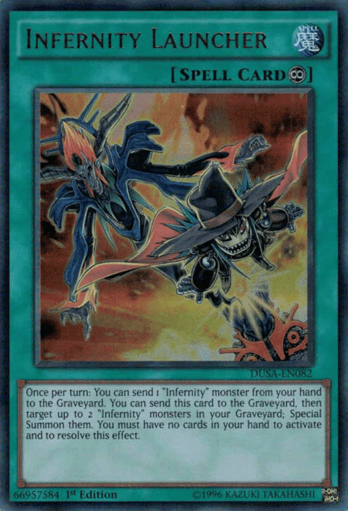 Infernity Launcher [DUSA-EN082] Ultra Rare (ONLINE ORDER ONLY)