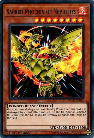 Sacred Phoenix of Nephthys [AC18-EN013] Super Rare (ONLINE ORDER ONLY)