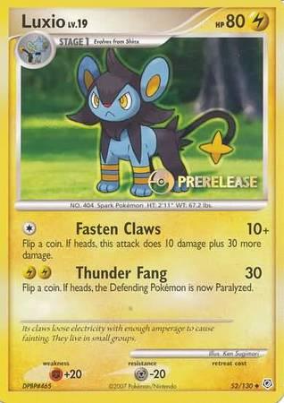 Luxio (52/130) (Prerelease Promo) [Nintendo: Black Star Promos] (Online Only)