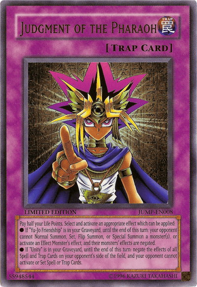Judgment of the Pharaoh [JUMP-EN008] Ultra Rare (ONLINE ORDER ONLY)