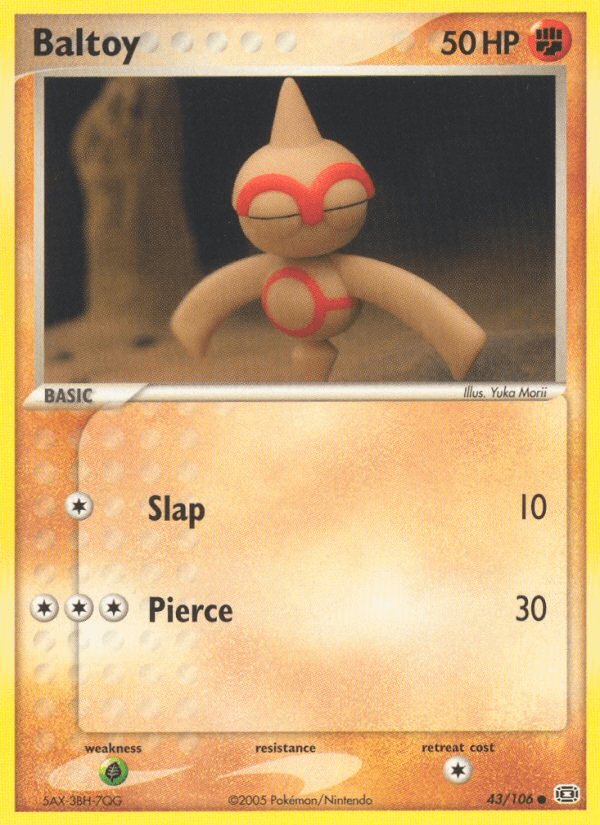 Baltoy (43/106) [EX: Emerald] (Online Only)