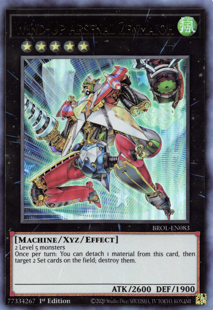 Wind-Up Arsenal Zenmaioh [BROL-EN083] Ultra Rare (ONLINE ORDER ONLY)