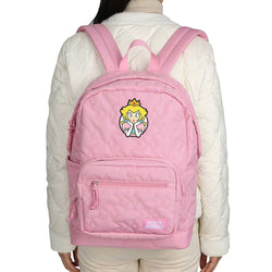 *Collective* Princess Peach Super Mario 17" Quilted Laptop Backpack (ONLINE ORDER ONLY)