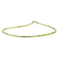 2-2.5mm Green & Brown Apatite Plain Rondelle Beads 16 inch 265 pieces
