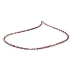 2-2.5mm Songea Sapphire Plain Rondelle Beads 16 inch 270 pieces (ONLINE ORDER ONLY)