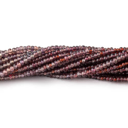 2-2.5mm Songea Sapphire Plain Rondelle Beads 16 inch 270 pieces (ONLINE ORDER ONLY)