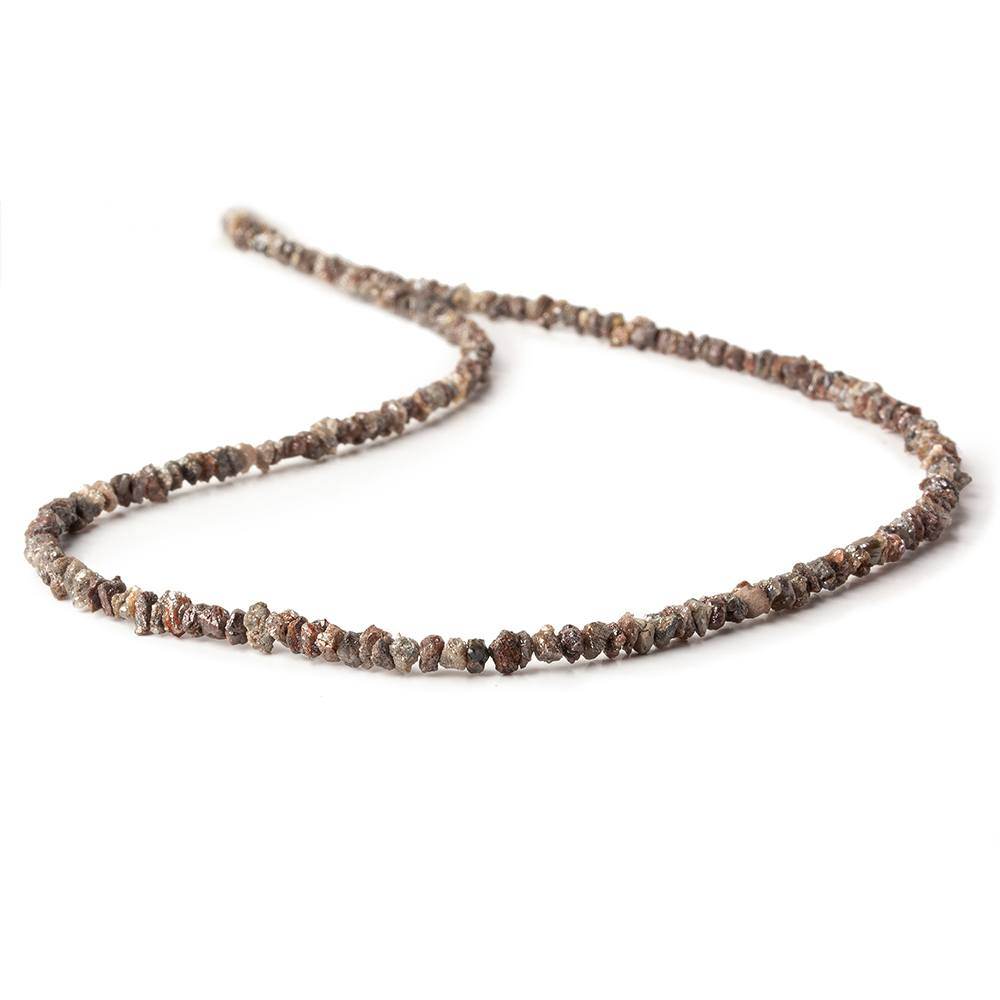 2-3mm Chocolate Brown Diamond crystal nugget beads 15 inch 220 pcs (ONLINE ORDER ONLY)