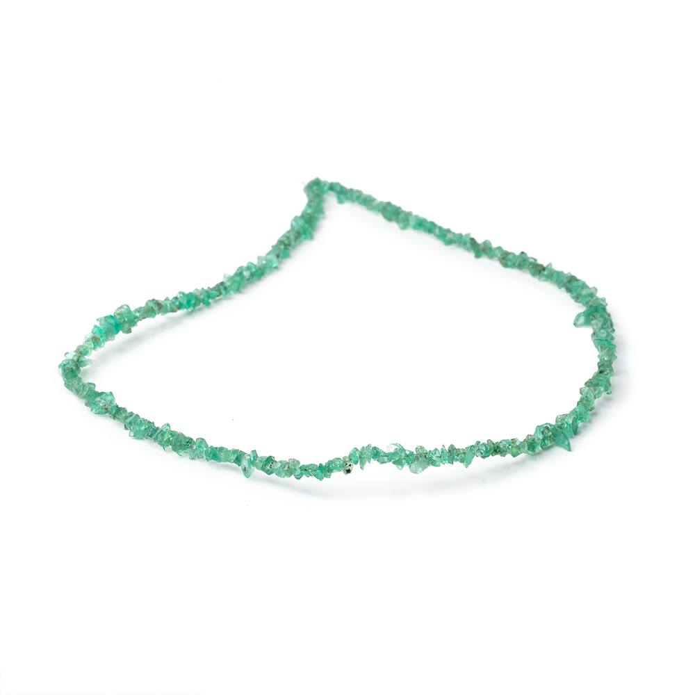2-3mm Zambian Emerald Chip Beads 15 inch 300 pieces (ONLINE ORDER ONLY)