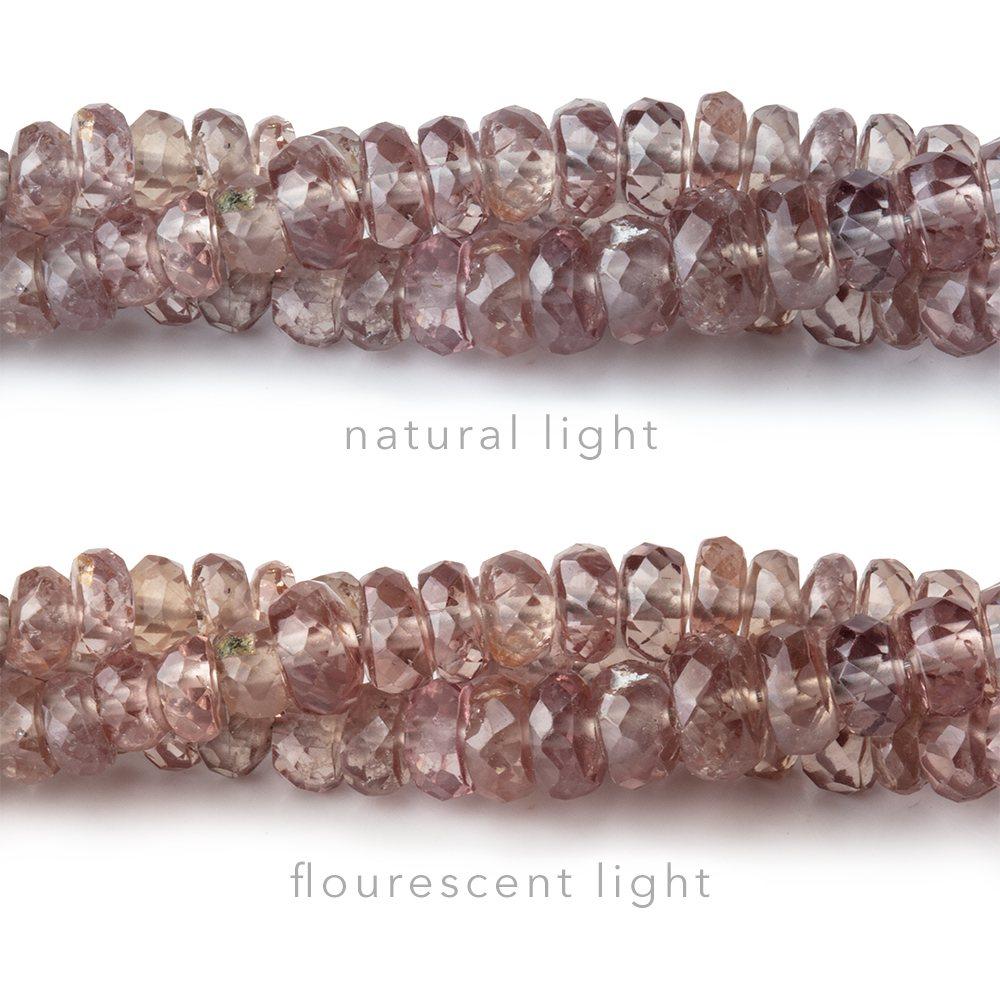 2-4mm Color Change Garnet Faceted Rondelle Beads 16 inch 257 pieces (ONLINE ORDER ONLY)