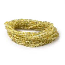 2-4mm Yellow Diopside Plain Chip Beads 18 inch 230 pieces
