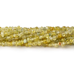 2-4mm Yellow Diopside Plain Chip Beads 18 inch 230 pieces