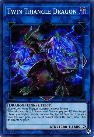 Twin Triangle Dragon [OP08-EN006] Super Rare (ONLINE ORDER ONLY)
