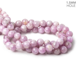 11mm Cat's Eye Kunzite plain rounds 16 inch 37 beads 1.5mm Large Hole AA (ONLINE ORDER ONLY)