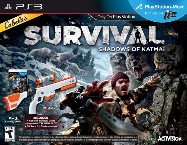 Cabela's Survival: Shadows Of Katmai w/ Gun (Playstation 3) (Online Order Only)