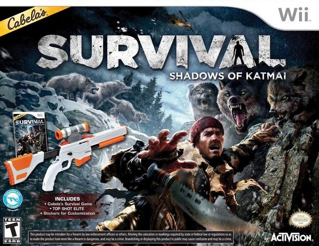 Cabela's Survival: Shadows Of Katmai w/ Gun (Wii) (Online Order Only)