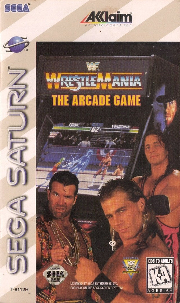 WWF WrestleMania The Arcade Game (Sega Saturn) (ONLINE ORDER ONLY)
