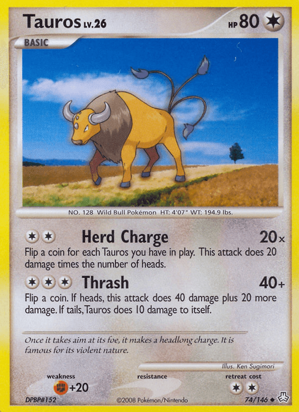 Tauros (74/146) [Diamond & Pearl: Legends Awakened] (Online Only)