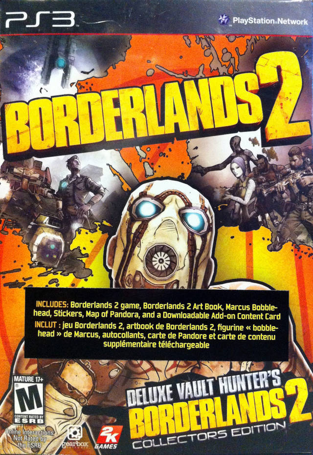 Borderlands 2: Deluxe Vault Hunter's Limited Edition (Playstation 3) (Online Only)