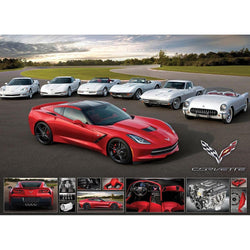 2014 Corvette Stingray It Runs in the Family 1000 Piece Jigsaw Puzzle Eurographics (ONLINE ORDER ONLY)